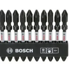 BOSCH 2608522405 ดอกไขควง สีดำ PH2-65 มม.(10 ดอก/แพค)