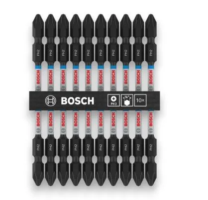 BOSCH 2608522406 ดอกไขควง สีดำ PH2-110 มม.(10 ดอก/แพค)