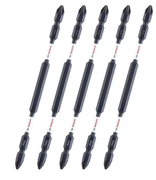 BOSCH 2608522407 ดอกไขควง สีดำ PH2-150 มม. (5 ดอก/แพค)