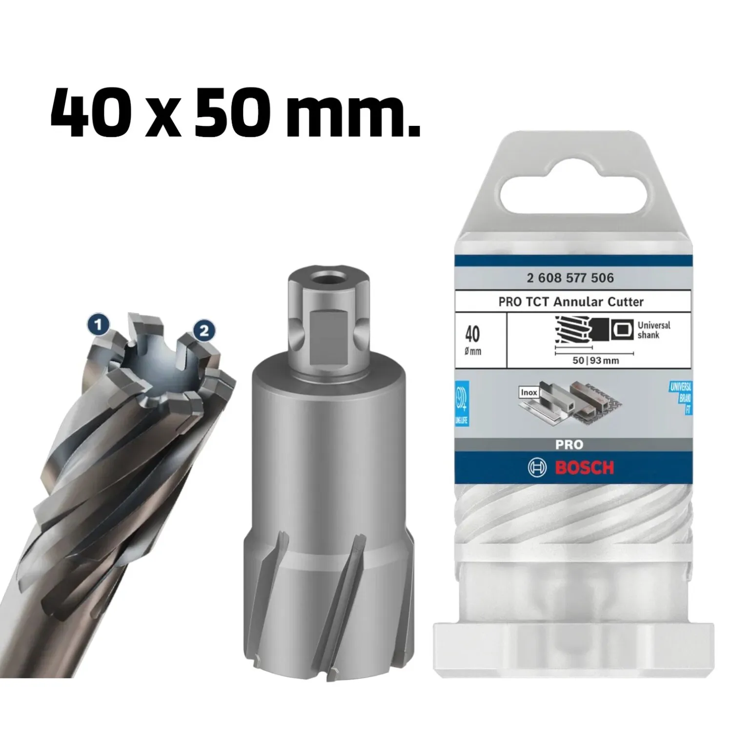 BOSCH 2608577506 ดอกเจ็ทบอช ขนาด รูเจาะ 40 มม. x เจาะลึก 50 มม.