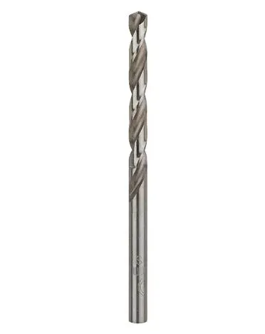 BOSCH 2608585444 ดอกสว่านเจาะเหล็ก (ก้านกลม) HSS-G ขนาด 3/16 นิ้ว 4.8 มม. (10 ดอก/แพค)