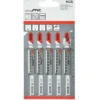 BOSCH 2608667446 T102H ใบเลื่อยจิ๊กซอว์ตัดพลาสติก clean for PVC (5 ใบ/แพค)