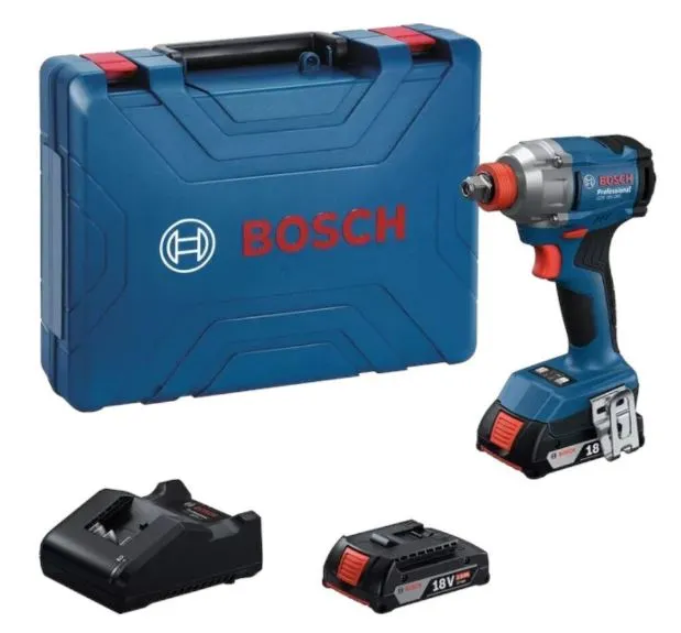 BOSCH 06019N21K2 GDX18V-285 (Kit) บล็อกไร้สาย (2 รุ่น in 1) 1/2 นิ้ว 18V. 285 Nm.