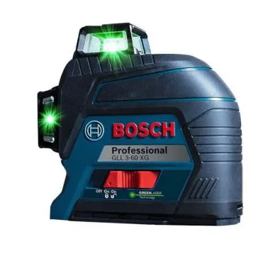 BOSCH เครื่องถ่ายระดับเลเซอร์แสงเขียว 360 องศา รุ่น GLL3-60XG