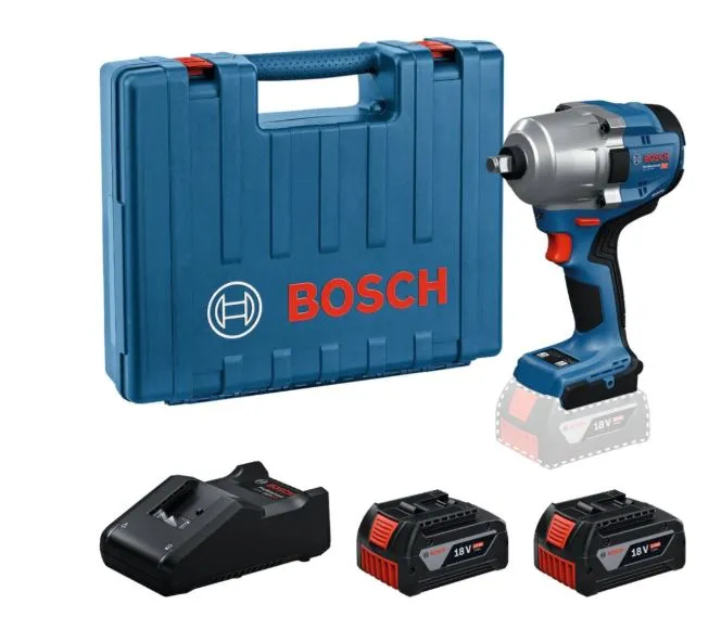 BOSCH 06019P40K1 GDS18V-780 (KITS) บล็อกไร้สาย 1/2 นิ้ว 18V. 780 Nm.