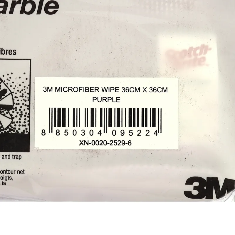 3M ผ้าไมโครไฟเบอร์ 36X36CM(สีม่วง) 10PC/PAC - Image 3