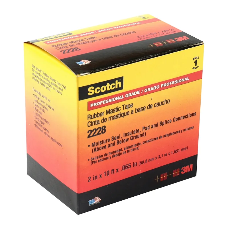 3M NO.2228 เทปยางแมสติกกันความชื้น 2"X10FT - Image 3