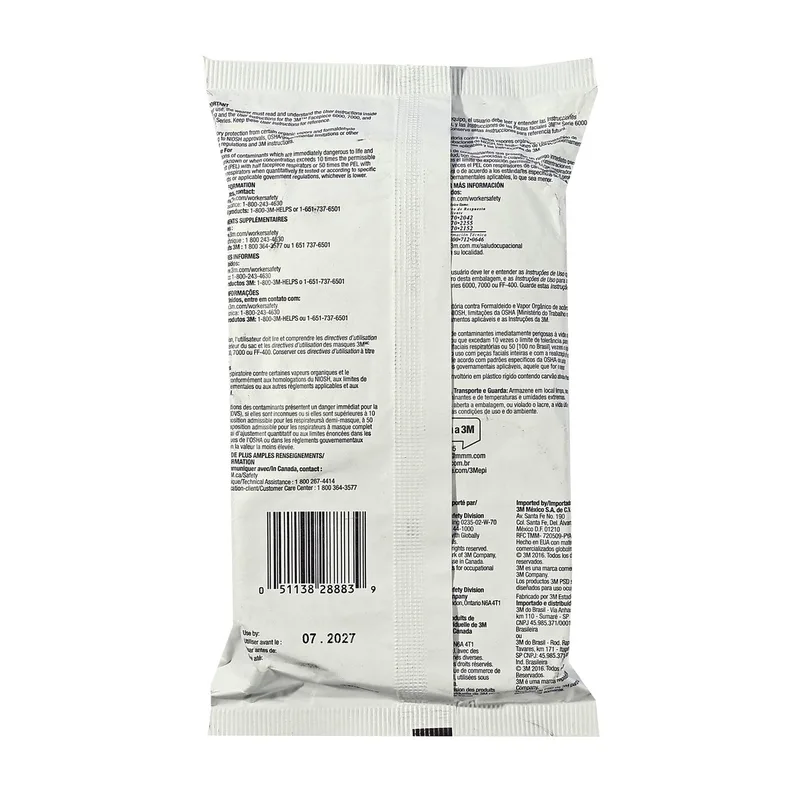 3M NO.6005 ตลับกรองไอระเหย (2PCS/PAC) - Image 3