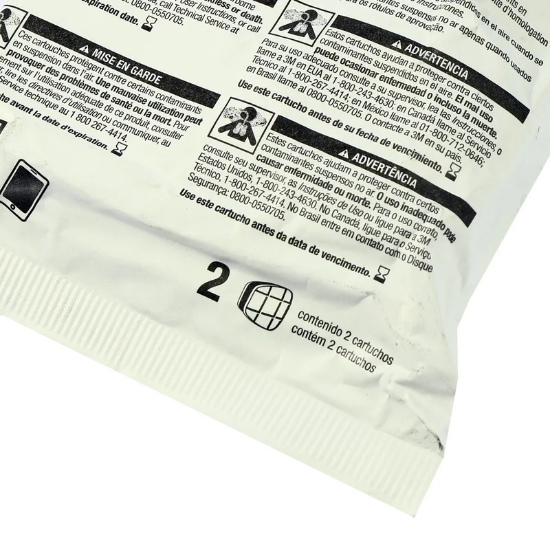3M NO.6005 ตลับกรองไอระเหย (2PCS/PAC) - Image 5