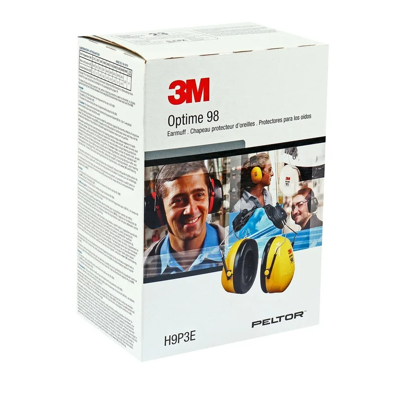 3M OPTIME98(H9P3E) ครอบหูลดเสียง แบบติดหมวก - Image 2