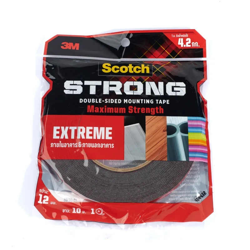 3M เทป 2 หน้า EXTREME แรงยึดสูง 12MMX10M - Image 2