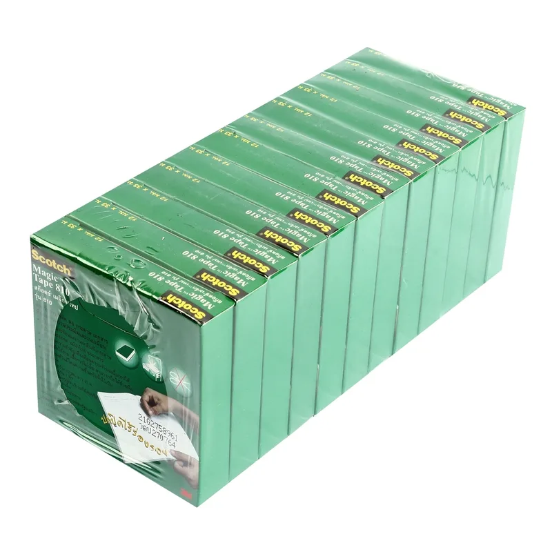 3M NO.810 เมจิกเทป 12มมX36หลา แกน1" 12RL/PA - Image 3