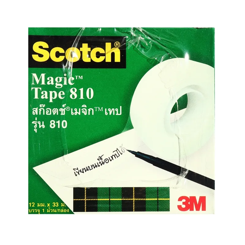 3M NO.810 เมจิกเทป 12มมX36หลา แกน1" 12RL/PA - Image 4