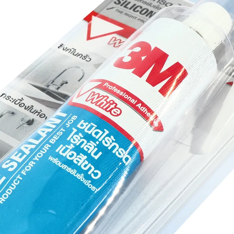 3M กาวซิลิโคน ไร้กรด-ไร้กลิ่น (สีขาว) 60ML - Image 2