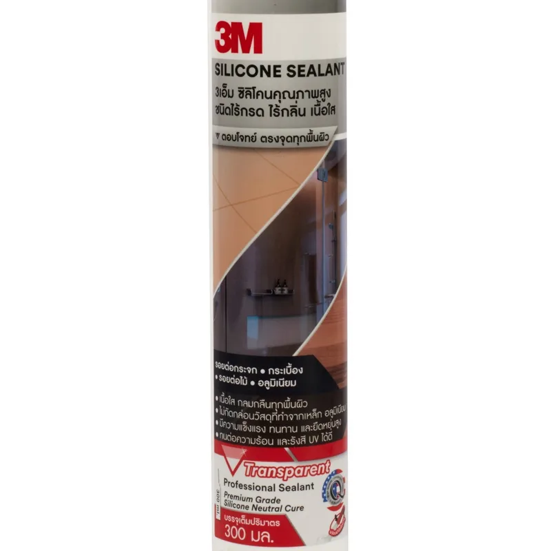 3M กาวซิลิโคน ไร้กรด-ไร้กลิ่น (สีใส) 300ML - Image 3