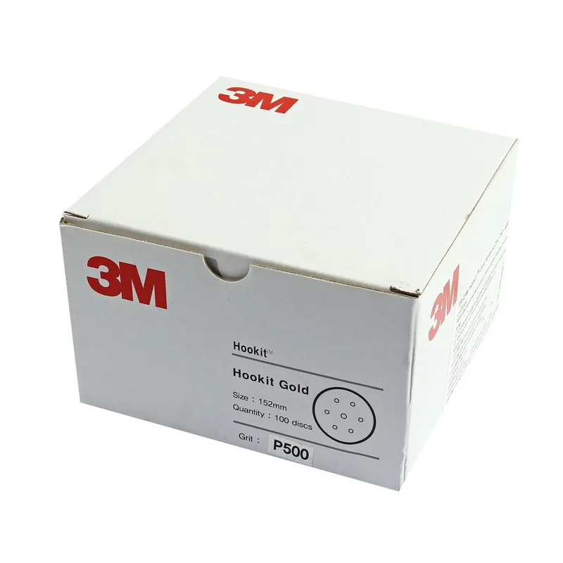3M 216Uกระดาษทรายกลม HOOKIT 6"P500 100PC/PK - Image 3
