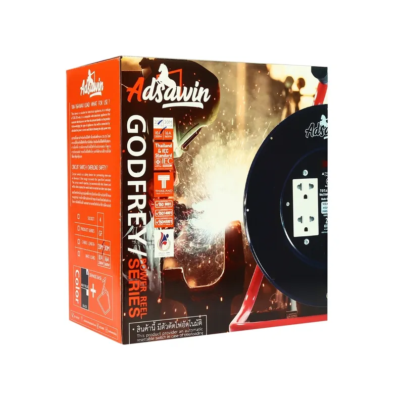 ADSAWIN GF310-20M ล้อเก็บสายไฟ VCT3X1.0SQMM(NB) - Image 6