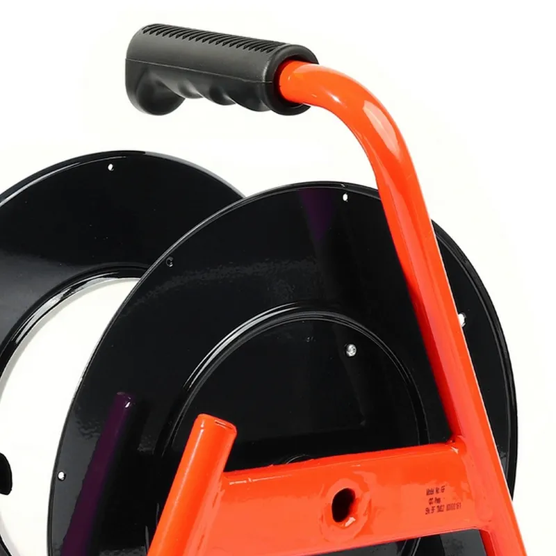 ADSAWIN GF ล้อเก็บสายไฟจานเหล็กใหญ่(BK)-สีดำ - Image 5