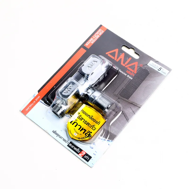 ANA รุ่น 1740 มินิบอลวาล์ว สามทาง สองวาล์ว 1/2" - Image 4