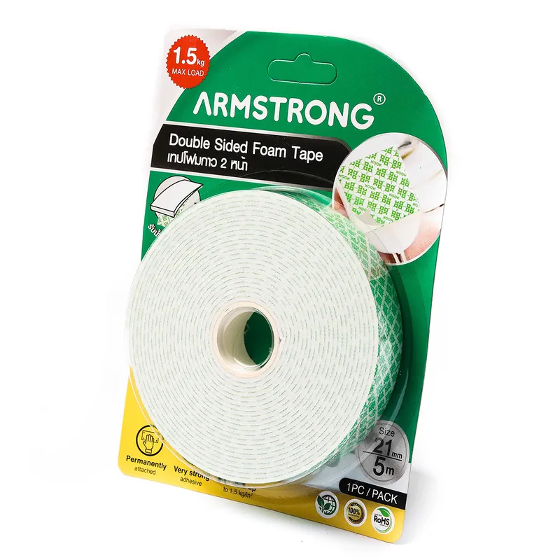 ARMSTRONG เทปโฟมกาว 2 หน้า ขนาด 21 มม. X 5 ม.(WF1015) - Image 3