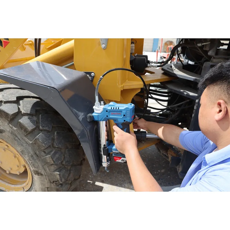 DONGCHENG 20V - เครื่องอัดจารบี 10000PSI ชุด2A*1 - Image 5