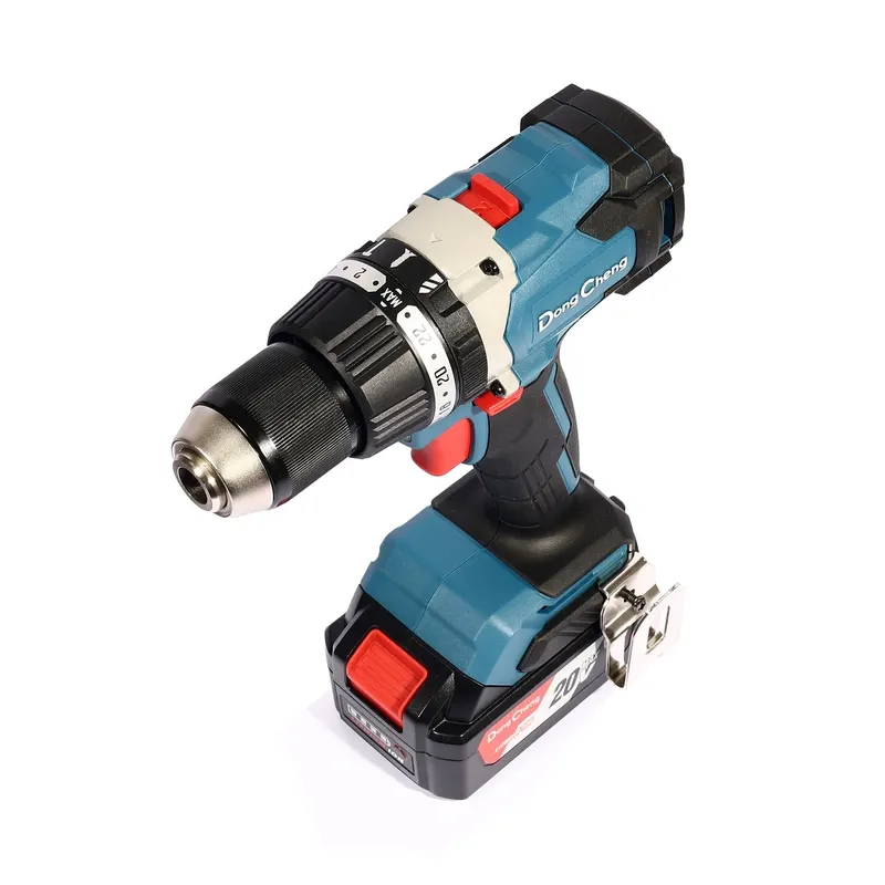 DONGCHENG 20V-BL สว่านกระแทก 120N.M ชุด4A*1+BOX - Image 5
