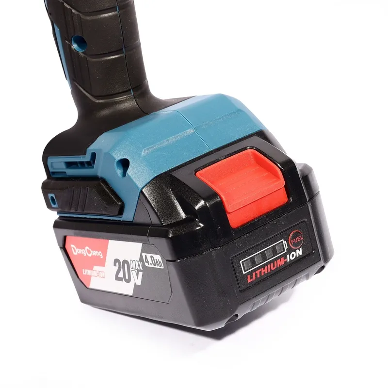 DONGCHENG 20V-BL สว่านกระแทก 120N.M ชุด4A*1+BOX - Image 8
