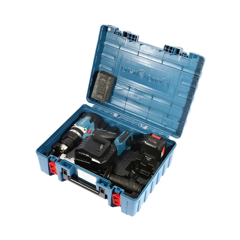 DONGCHENG 20V-BL สว่านกระแทก 120N.M ชุด4A*1+BOX - Image 10