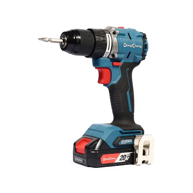 DONGCHENG 20V-BL สว่านกระแทก 60N.M ชุด2A*+BOX - Image 3