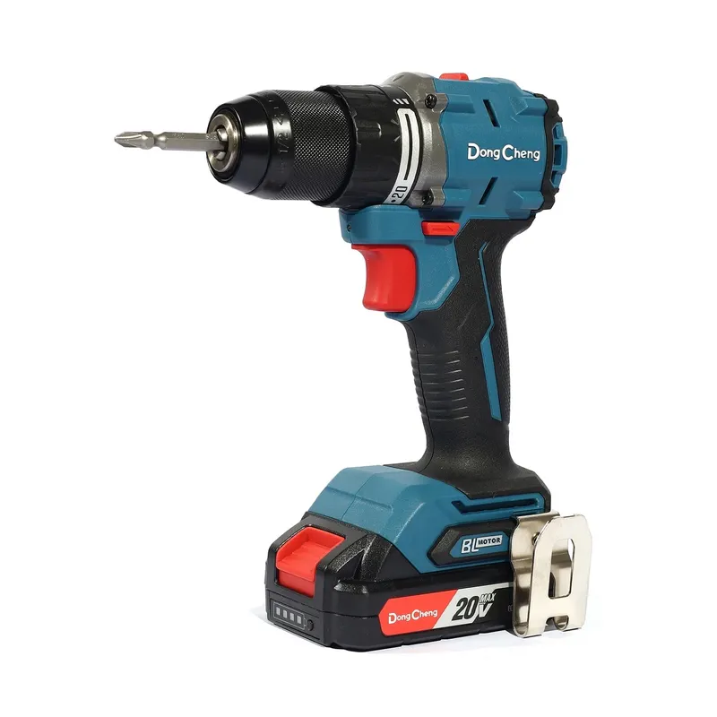 DONGCHENG 20V-BL สว่านกระแทก 60N.M ชุด2A*2+BOX - Image 3