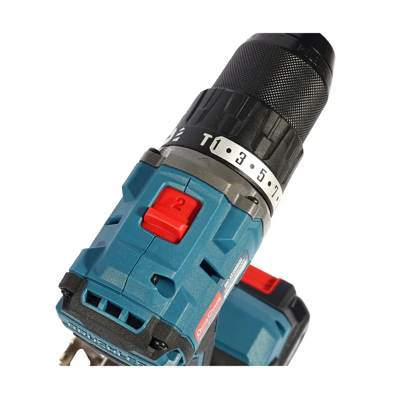 DONGCHENG 20V-BL สว่านกระแทก 60N.M ชุด2A*2+BOX - Image 7