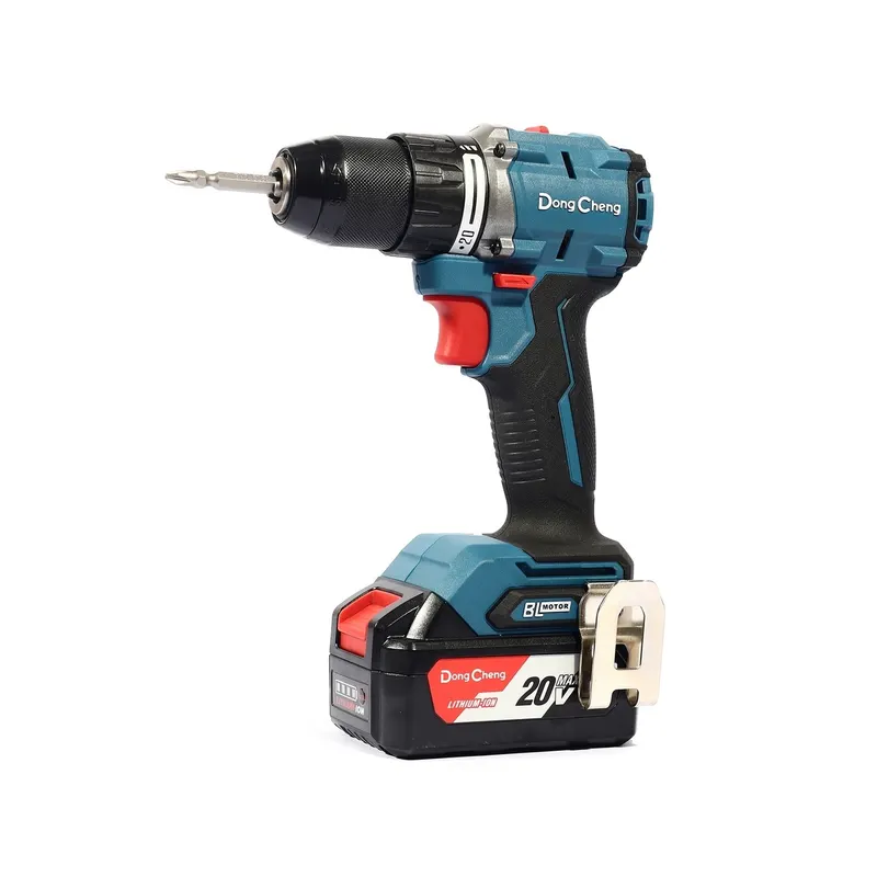 DONGCHENG 20V-BL สว่านกระแทก 60N.M ชุด4A*2+BOX - Image 3
