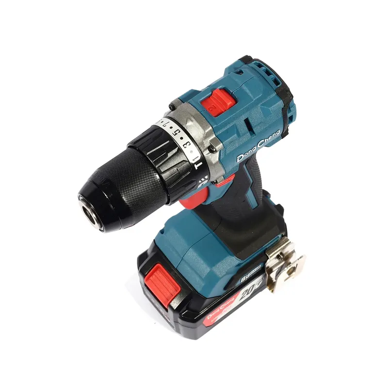 DONGCHENG 20V-BL สว่านกระแทก 60N.M ชุด4A*2+BOX - Image 6