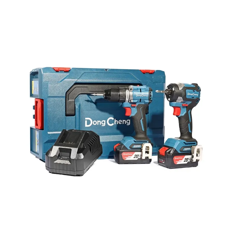 DONGCHENG 20V ชุดCOMBO ไขควงกระแทก+สว่านกระแทก - Image 3