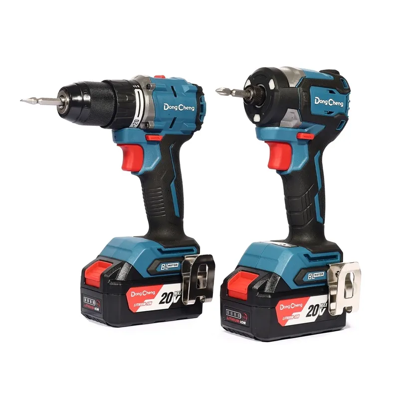 DONGCHENG 20V ชุดCOMBO ไขควงกระแทก+สว่านกระแทก - Image 4