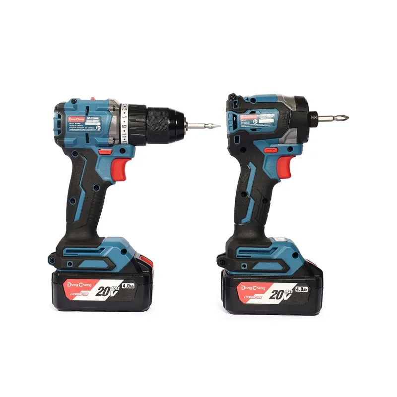 DONGCHENG 20V ชุดCOMBO ไขควงกระแทก+สว่านกระแทก - Image 6