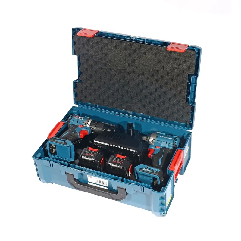 DONGCHENG 20V ชุดCOMBO สว่านกระแทก+บล็อค ไร้สาย - Image 11