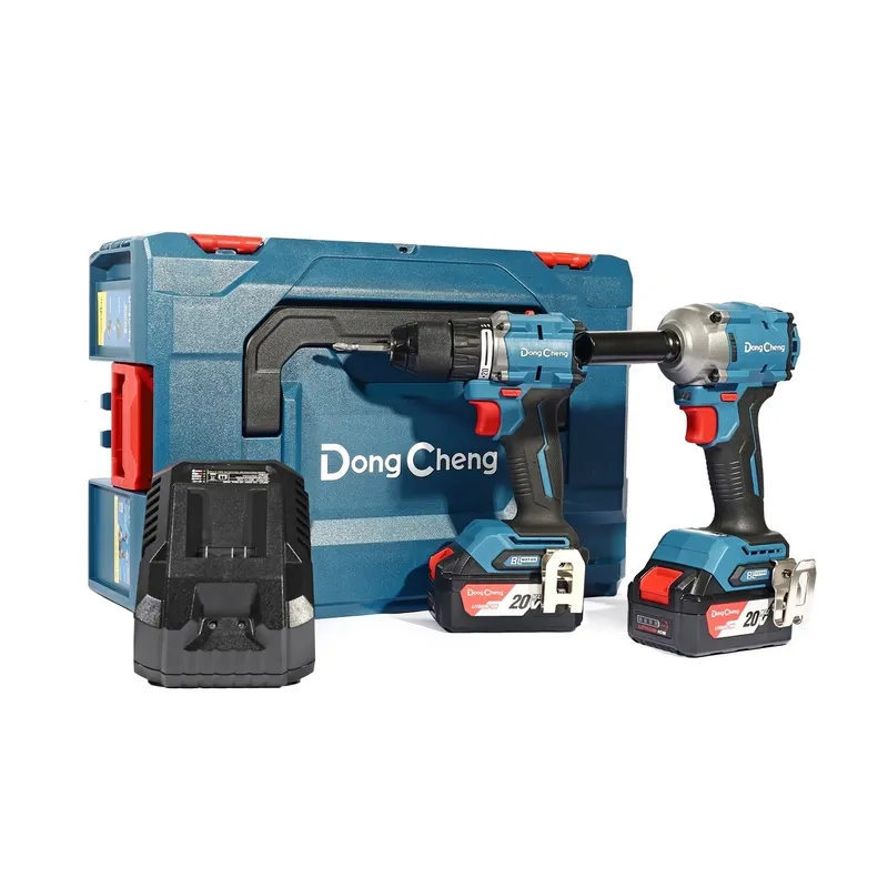 DONGCHENG 20V ชุดCOMBO สว่านกระแทก+บล็อค ไร้สาย - Image 3