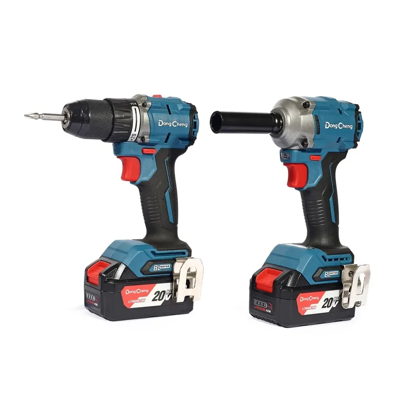 DONGCHENG 20V ชุดCOMBO สว่านกระแทก+บล็อค ไร้สาย - Image 4