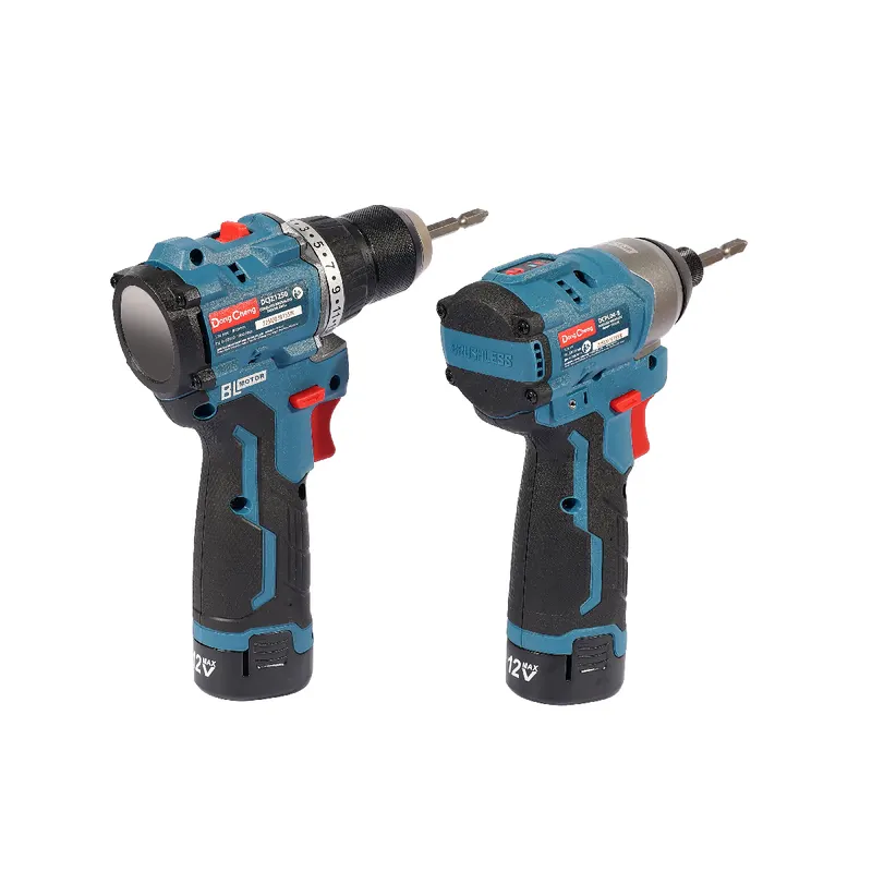 DONGCHENG 12V ชุดCOMBO ไขควงกระแทก+สว่านกระแทก - Image 4