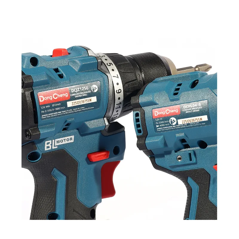 DONGCHENG 12V ชุดCOMBO ไขควงกระแทก+สว่านกระแทก - Image 6