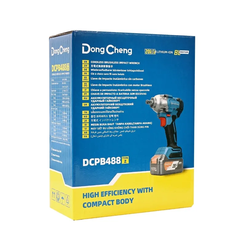 DONGCHENG 20V-BL บล็อกไฟฟ้า 1/2" 488 N.M ตัวเปล่า - Image 6