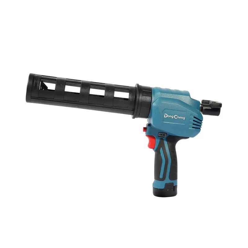DONGCHENG 12V ปืนยิงซิลิโคน ไร้สาย ชุดแบต2AH*2 - Image 4