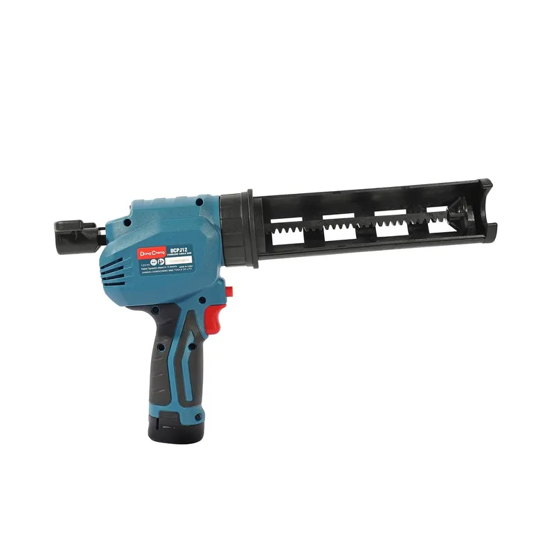 DONGCHENG 12V ปืนยิงซิลิโคน ไร้สาย ชุดแบต2AH*2 - Image 5