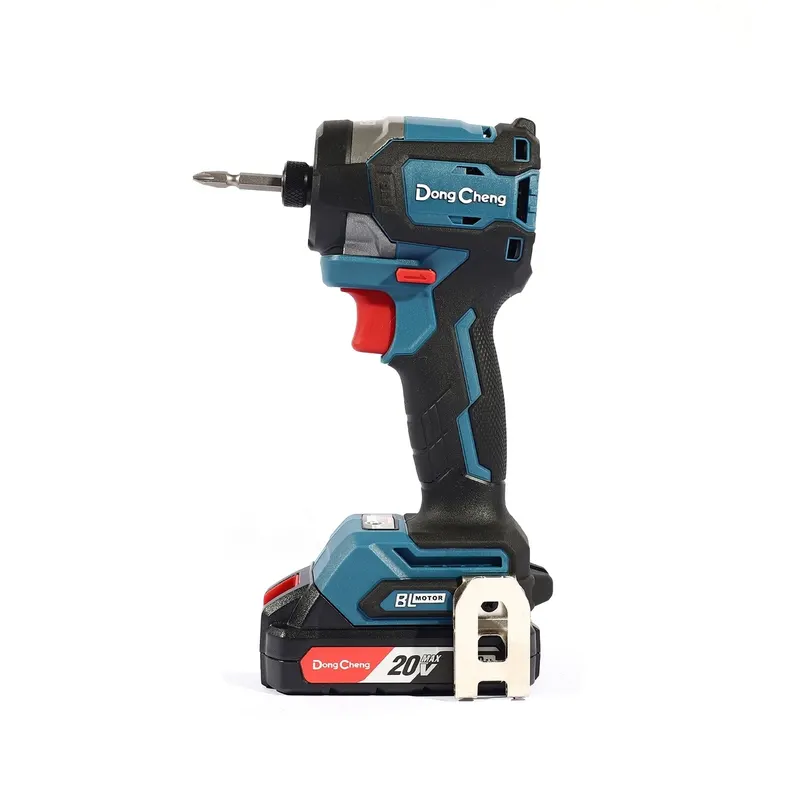 DONGCHENG 20V-BLสว่านไขควงกระแทก208N.Mสั้น ชุด2A*1 - Image 4