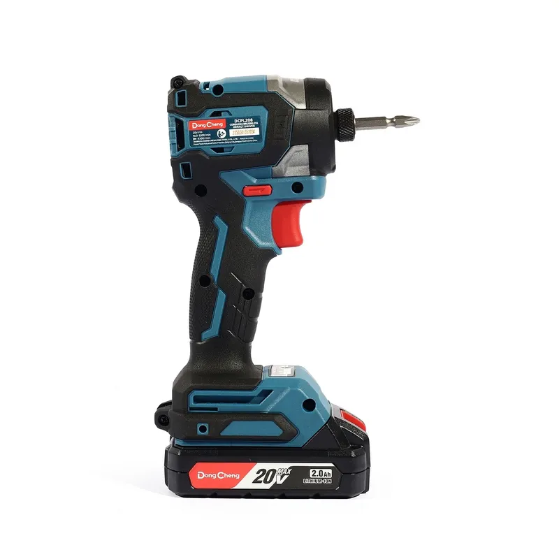 DONGCHENG 20V-BLสว่านไขควงกระแทก208N.Mสั้น ชุด2A*1 - Image 5