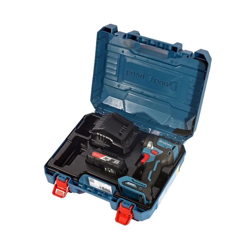 DONGCHENG 20V-BLสว่านไขควงกระแทก208N.Mสั้น ชุด2A*1 - Image 10