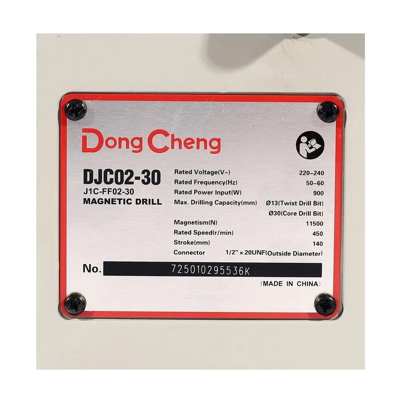 DONGCHENG สว่านแท่นแม่เหล็ก 30มม - 900W - 2ระบบ - Image 7