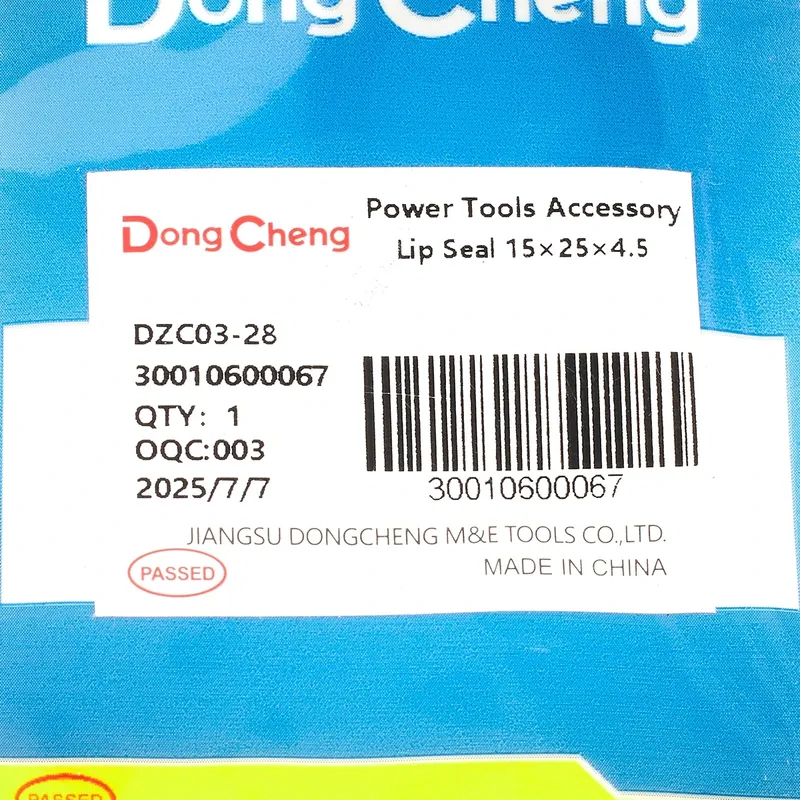 DONGCHENG อะไหล่ DZC03-28 #62 ซีลขอบยาง 15×25×4.5 - Image 3