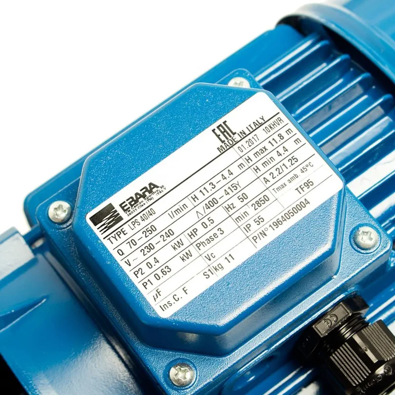 EBARA LPS 40/40 ปั๊มสแตนเลส IN-LINE 3 สาย - Image 5